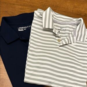 Nike Dri-Fit Golf Shirts, set of 2, size Boys Large